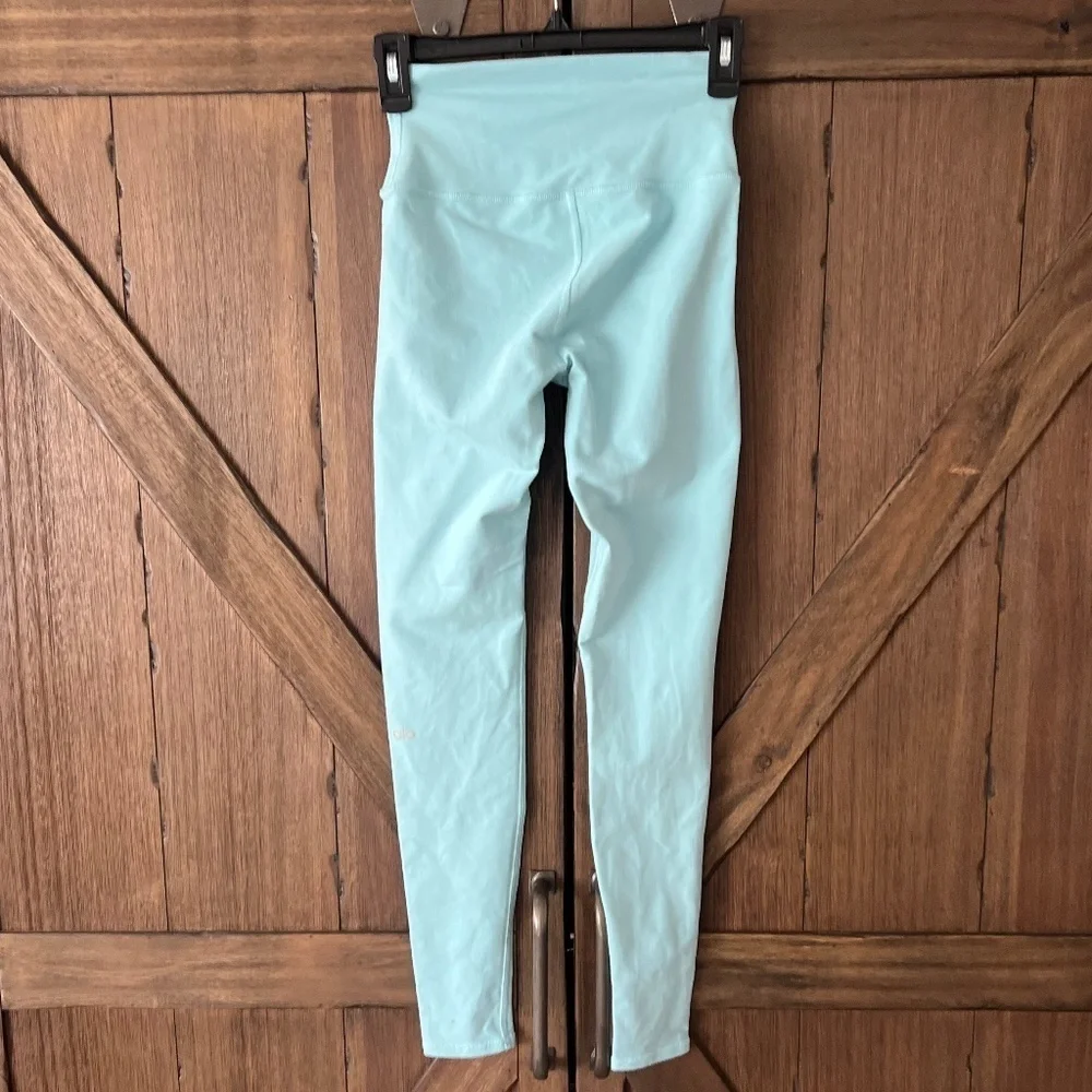 Alo Yoga High-Waist Athletic Leggings Light Turquoise Size XS